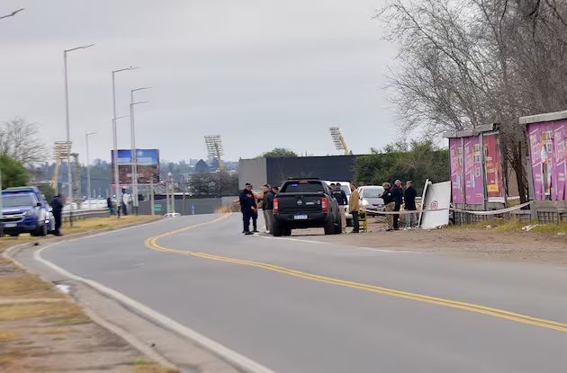 La zona del hallazgo de los restos humanos (Foto: La Voz)