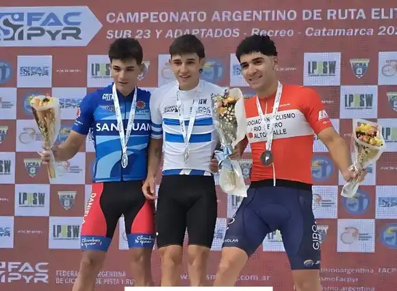 ¡Oro para Chascomús! Enzo Tallarico se consagra campeón argentino de ruta Sub 23