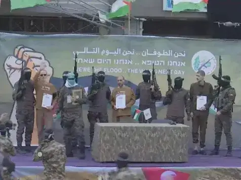 Hamás liberó a otros tres rehenes israelíes en Gaza