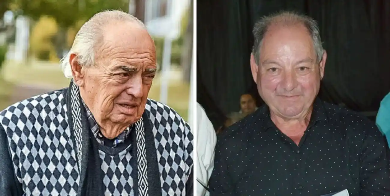 Orlando Pruzzo (izquierda) ganó con contundencia. Marmiroli, continuará siendo jefe comunal.