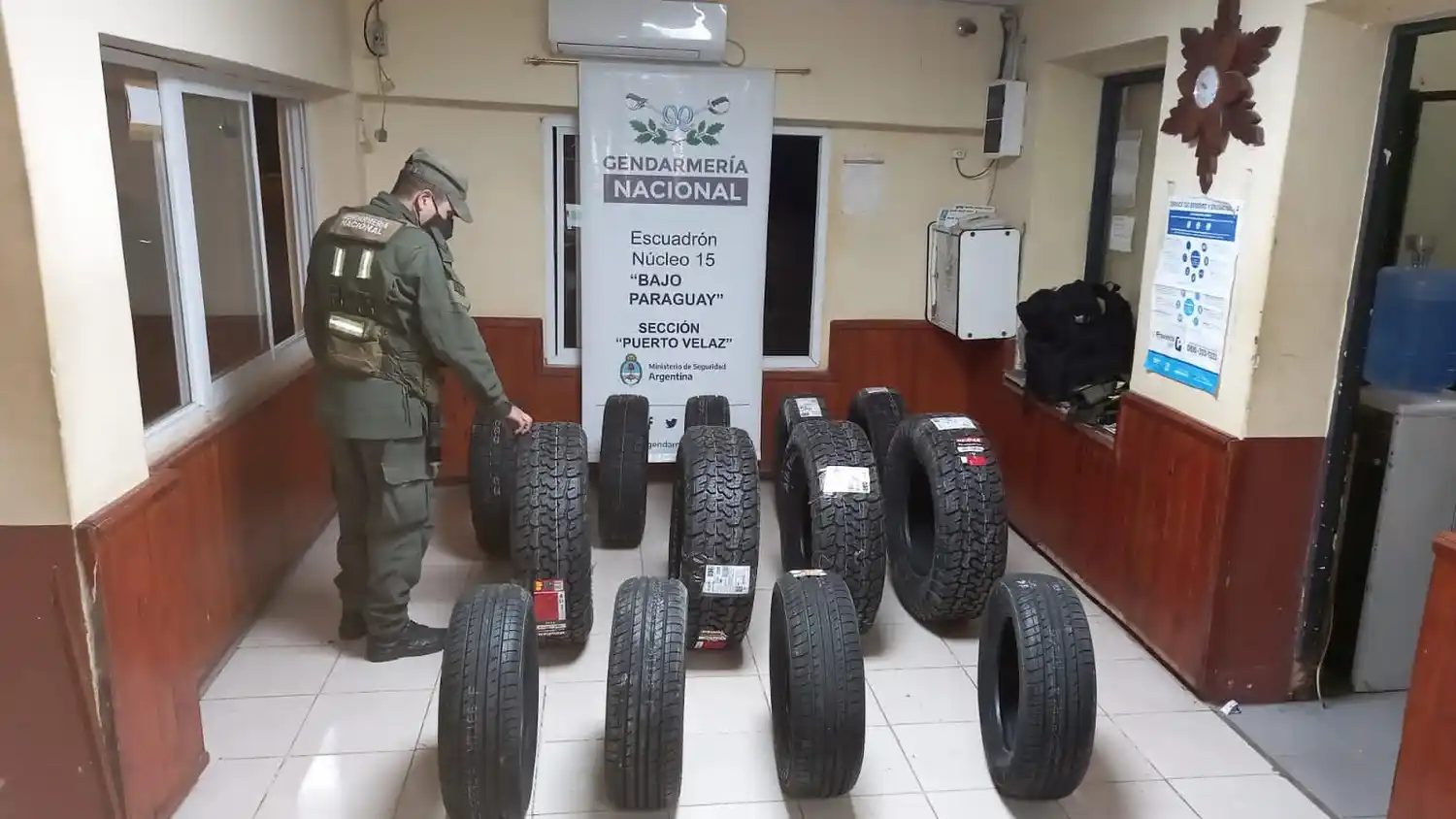 Procedimiento del personal de la sección “Puerto Velaz” dependiente del Escuadrón 15 “Bajo Paraguay.