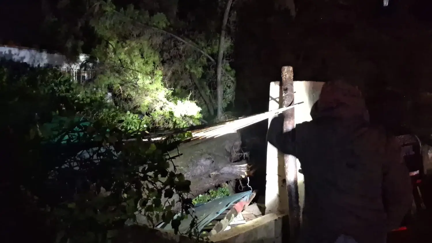 Caída de ramas, anegamientos y fuerte crecida del mar en las primeras horas del sábado