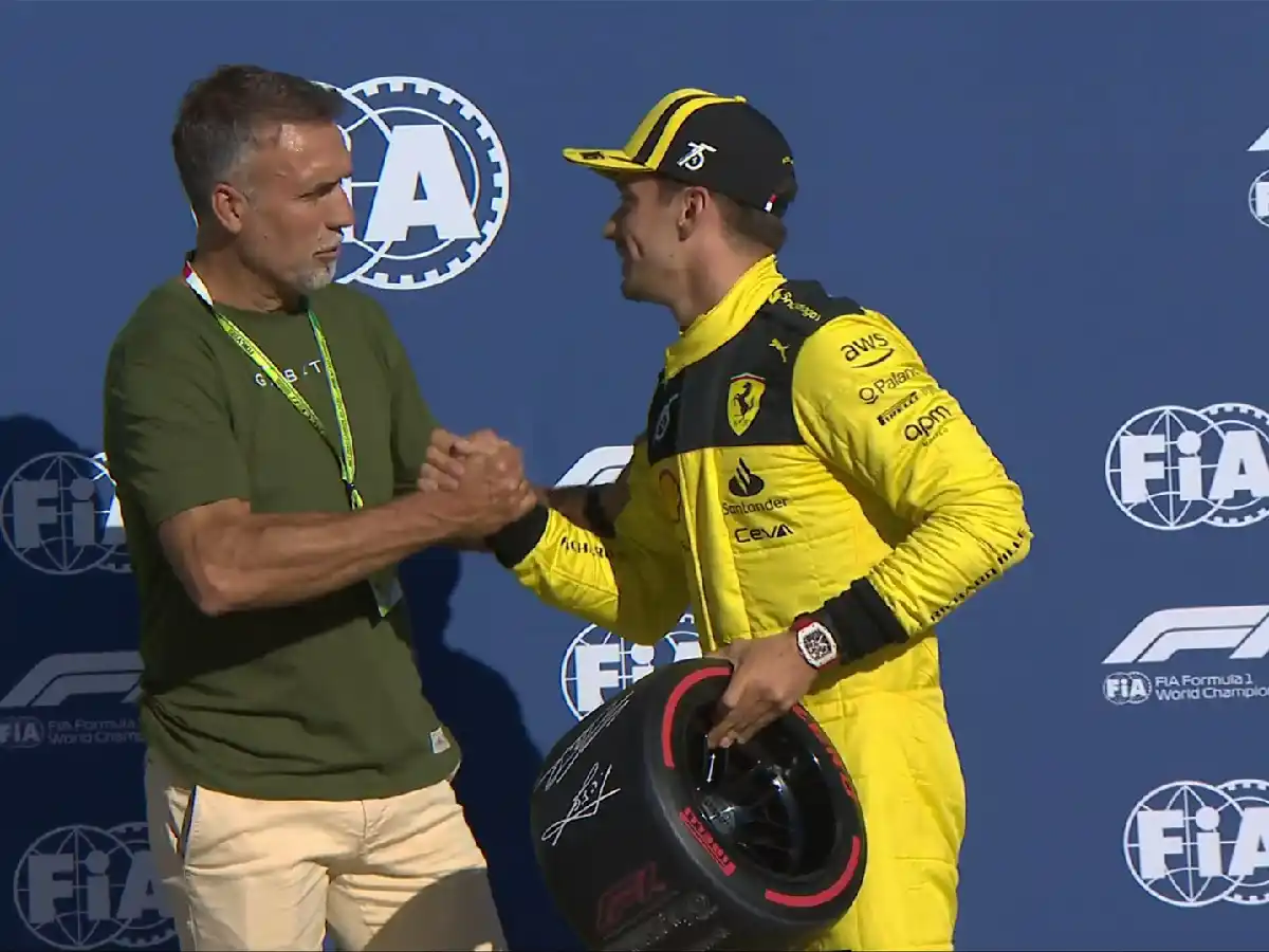 Leclerc hizo el mejor tiempo para el GP de Italia