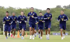 Boca Juniors. Dispondrían de una carpa sanitaria dijo el DT.