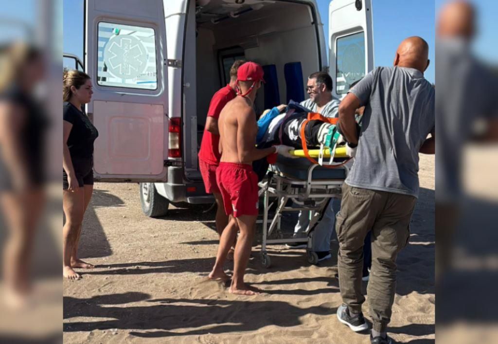 Un menor sufrió un grave accidente de moto en los médanos de Dunamar
