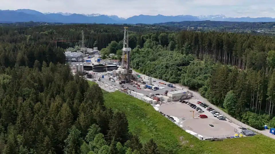 La planta geotérmica en Geretsried, Alemania