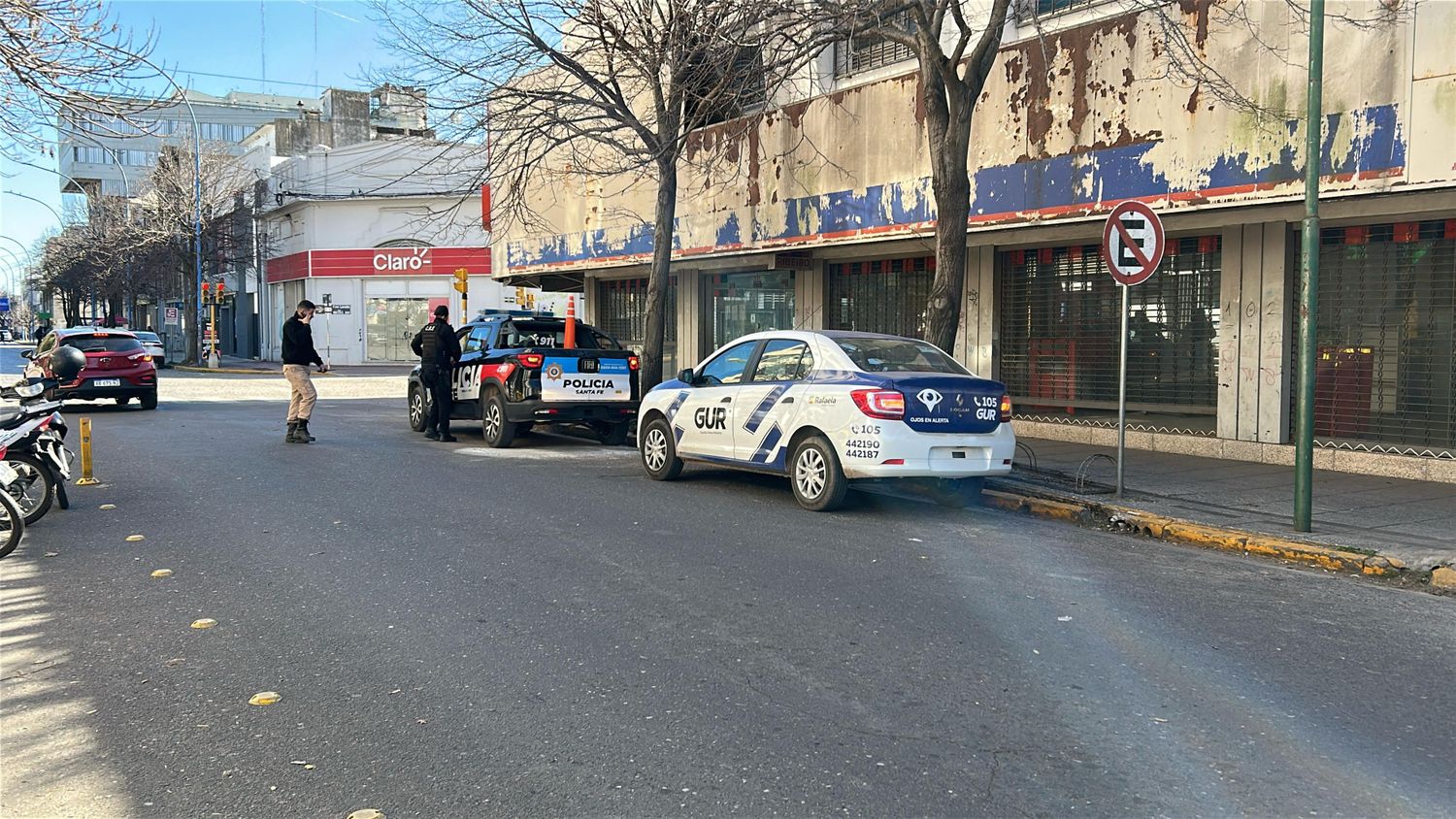 Foto de archivo: robo en microcentro | CRÉDITO: RADIO RAFAELA