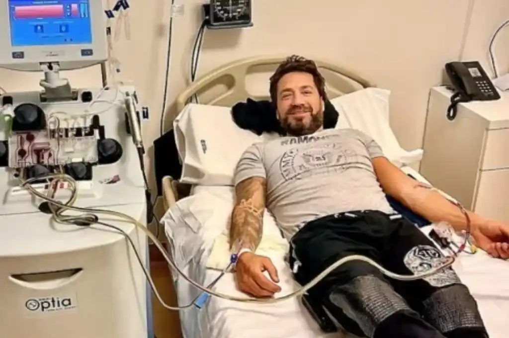 Gustavo Conti le donó médula a su hermano y mostró el proceso