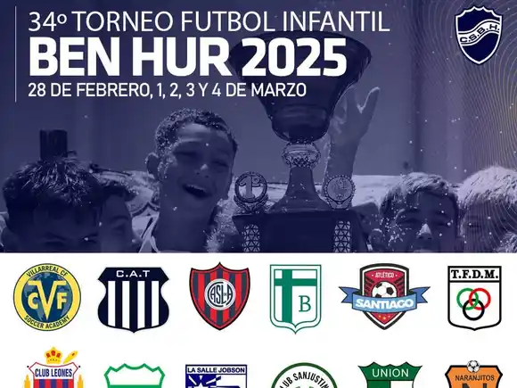 Ben Hur se prepara para su gran Torneo de Fútbol Infantil