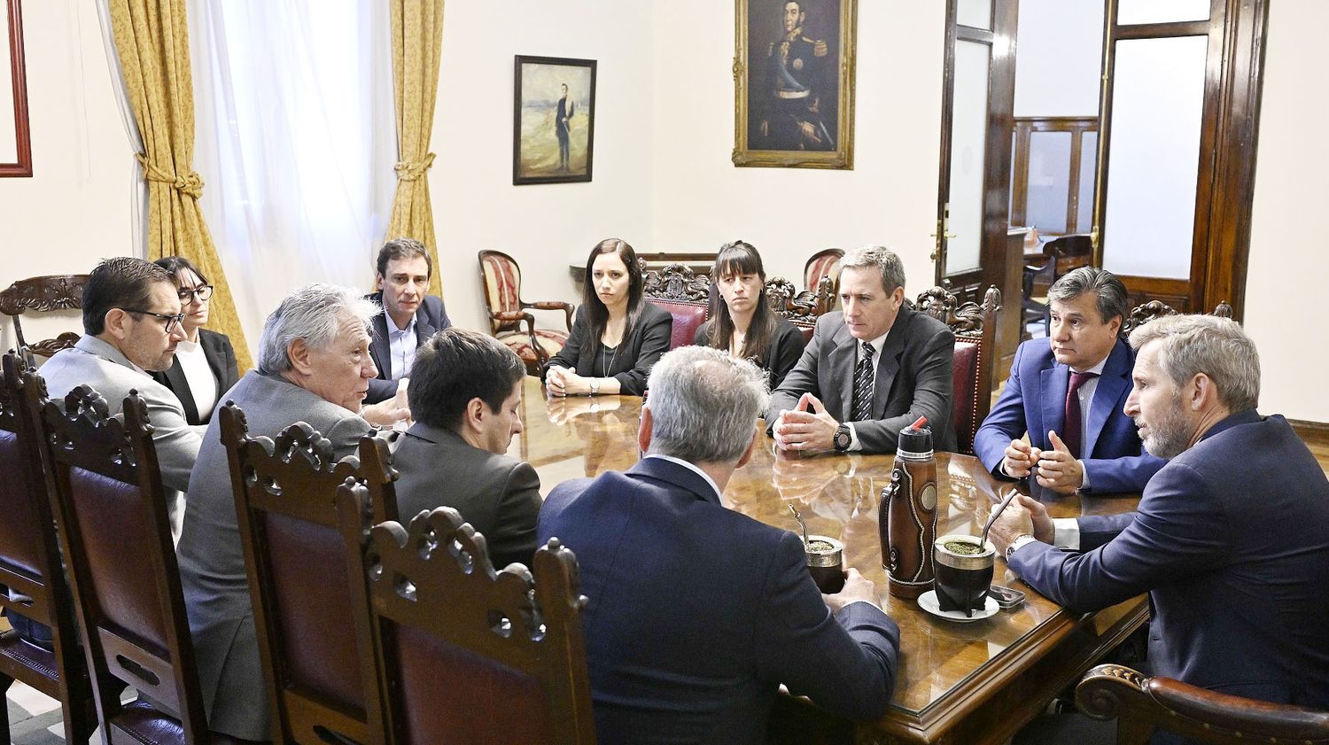 Frigerio analizó el avance del programa de saneamiento del río Uruguay