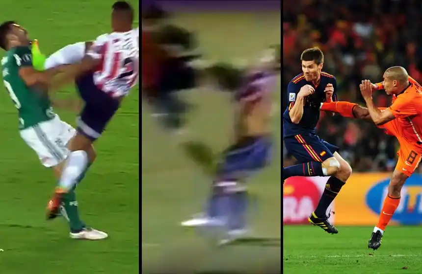 Un jugador colombiano emuló a Spolli y De Jong