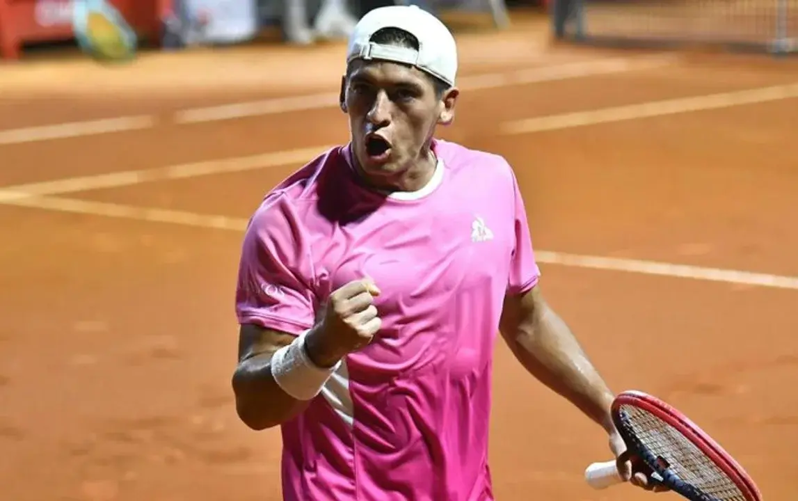 Sebastián Báez, el primer finalista del ATP de Río de Janeiro.
