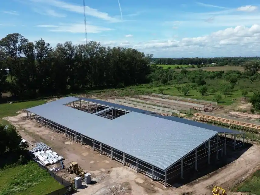 Avanza la construcción del Centro de Tiro Deportivo en Recreo de cara a los Suramericanos 2026.Foto: Prensa Gob.Prov. de Sta.Fe