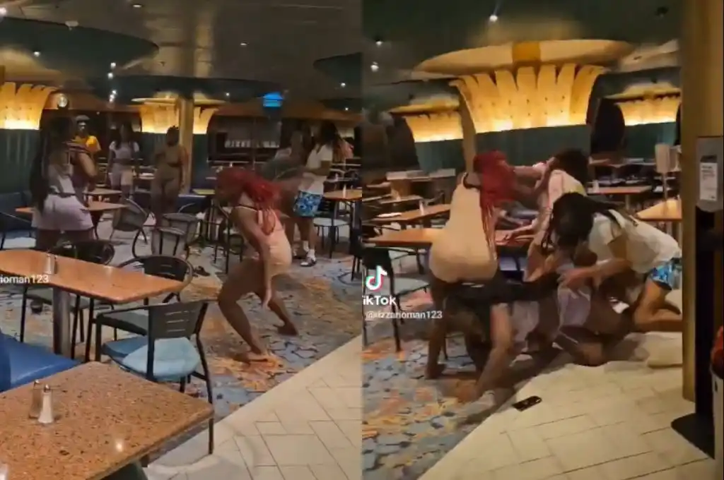 Batalla campal entre mujeres