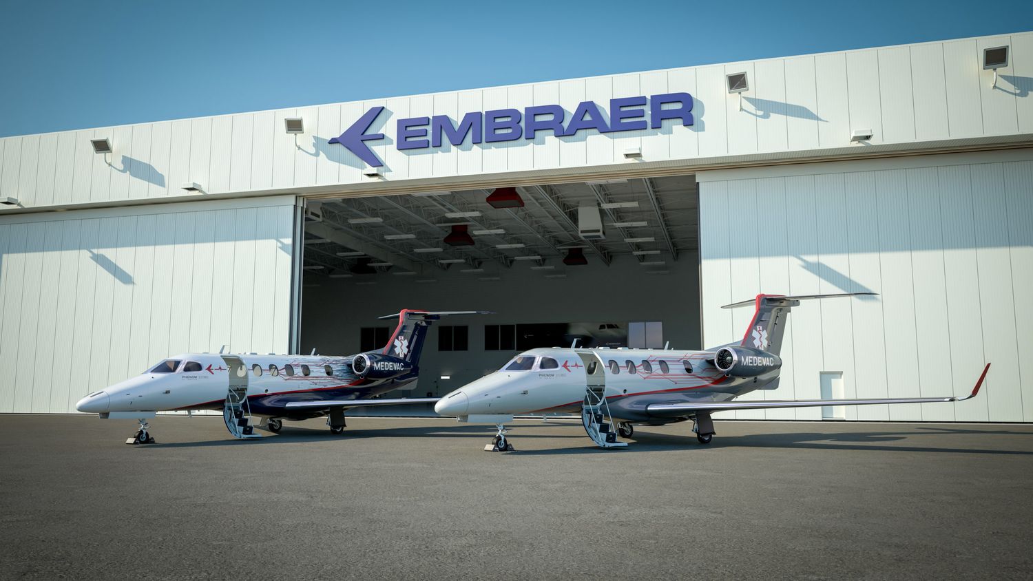 [Fotogalería] Modo Ambulancia: Embraer lanza el Phenom 300MED