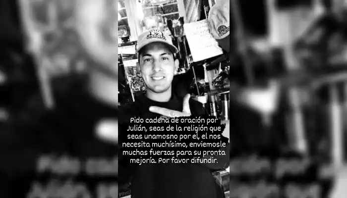 Piden cadena de oración por Julián