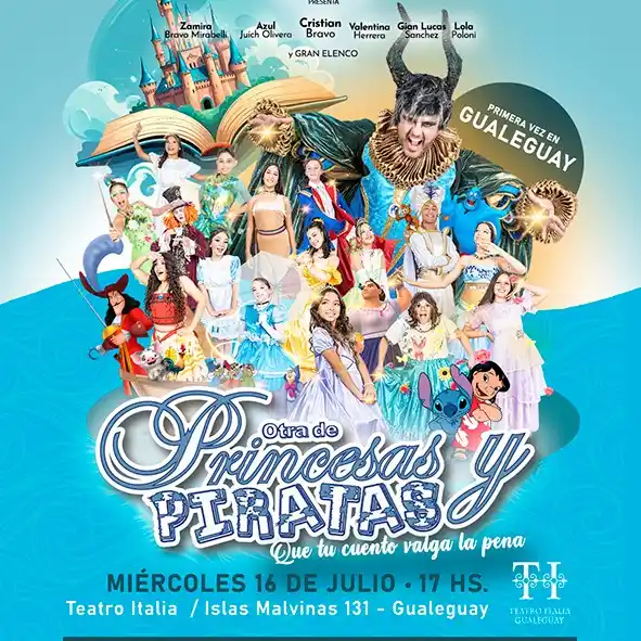 “Otra de Princesas y Piratas es una obra que habla de unión, sueños y amor desde la diferencia”