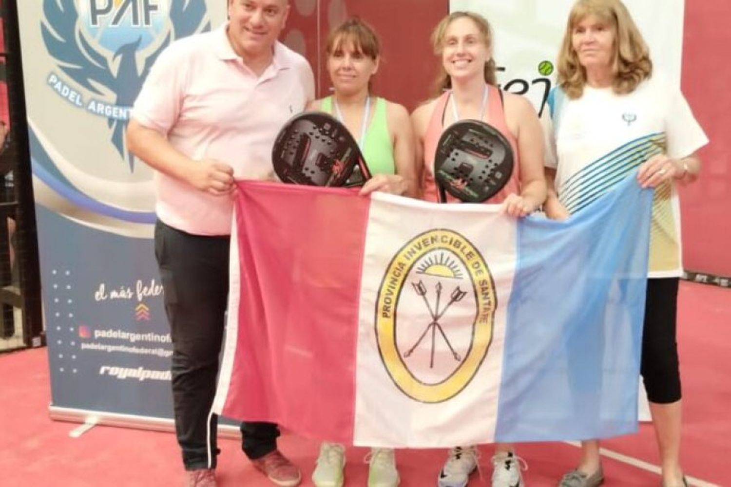 La rafaelina Gariglio ganó Torneo Federal Ladies & Veteranos de Pádel