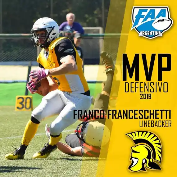 El tandilense Franco Franceschetti fue elegido como el mejor jugador defensivo del año