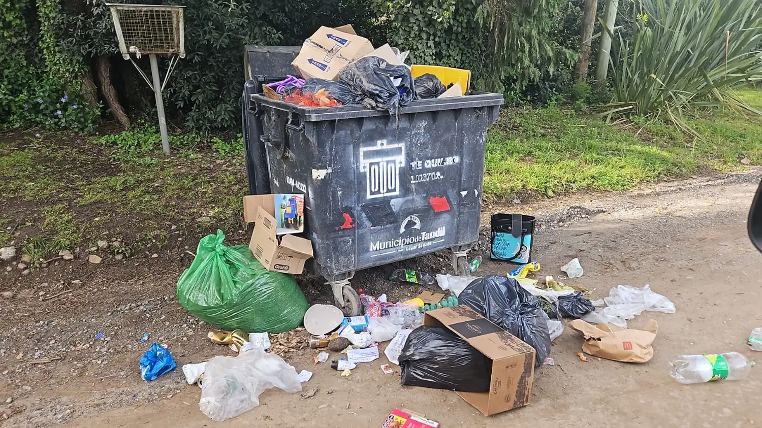 Una postal de los últimos días en el barrio Golf.