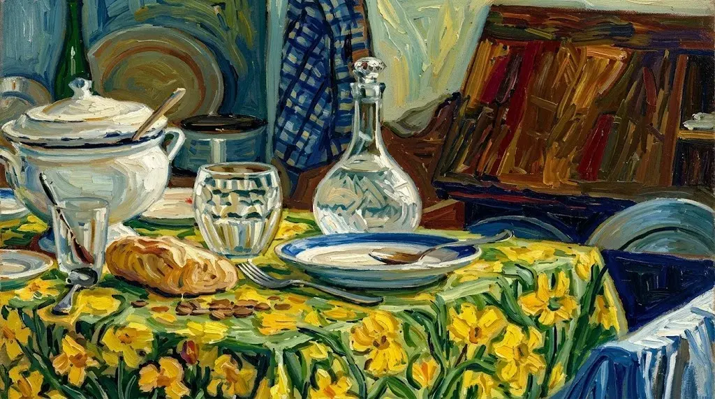 “Naturaleza muerta con sopera”. Obra de Vincent van Gogh que inspira la propuesta artística de “Recetario del Alma”