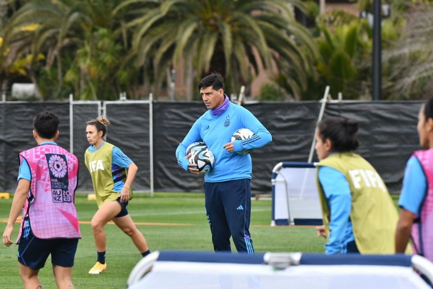 La Selección Argentina y su primer entrenamiento en Auckland