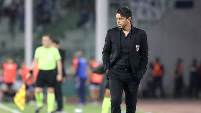 Gallardo:"Sacamos adelante el partido con una gran entereza"