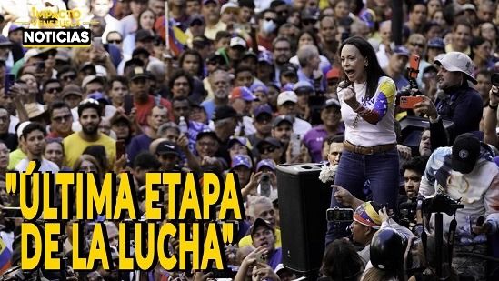 "ÚLTIMA ETAPA DE LA LUCHA": María Corina Machado sube la apuesta por la liberación de Venezuela - VIDEO