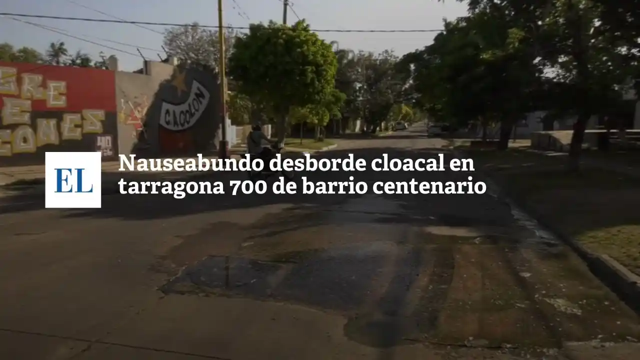 Santa Fe: nauseabundo desborde cloacal en barrio Centenario