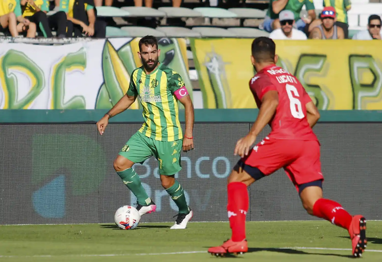 Cauteruccio, ante la marca de Luciatti.