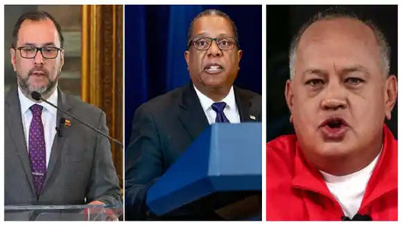 DIOSDADO y el canciller Yván Gil estallan contra Brian Nichols por defender a la oposición