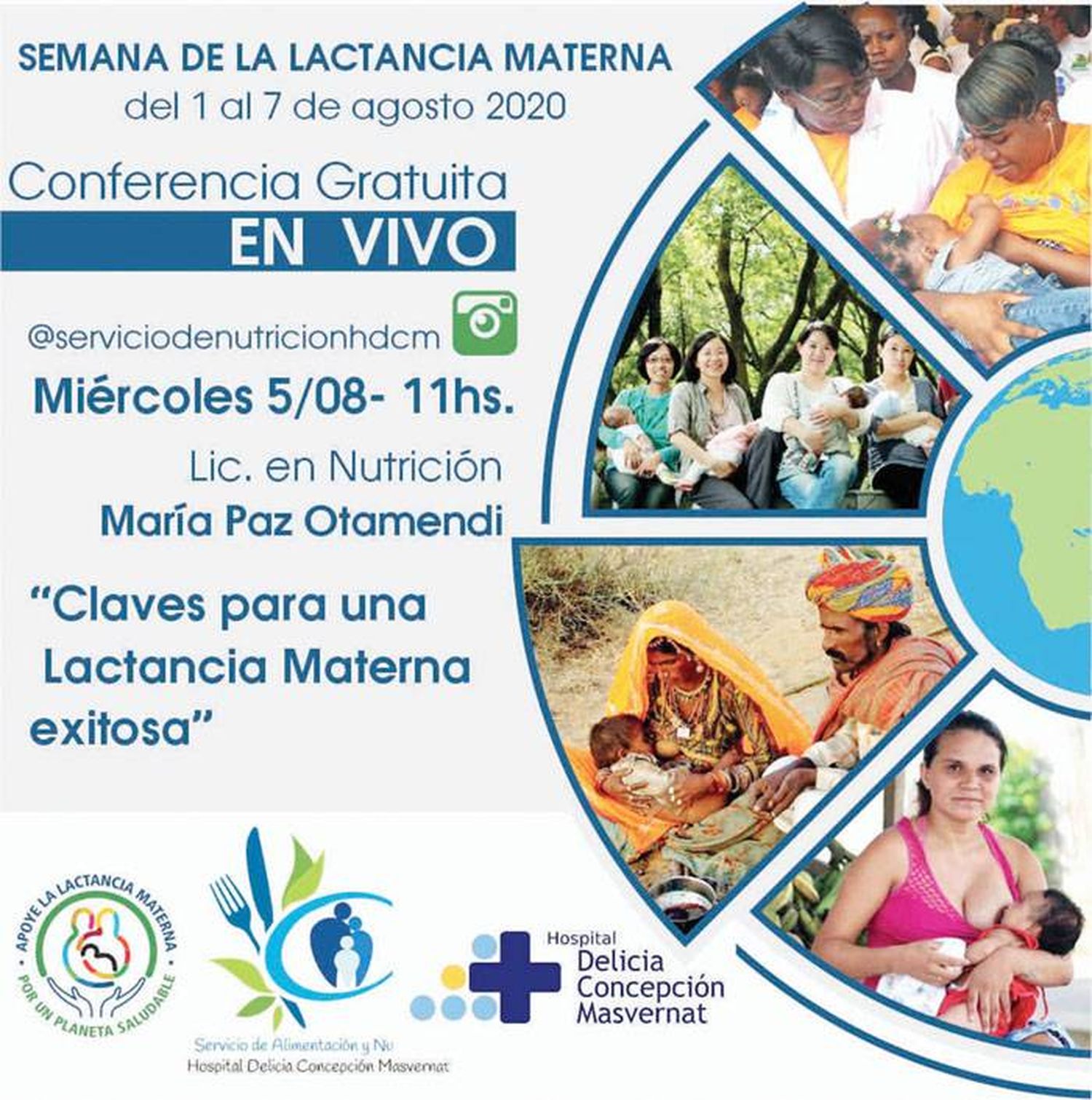 Blas Gómez: �SUno de los temas  centrales en la vida del ser  humano es la lactancia materna⬝