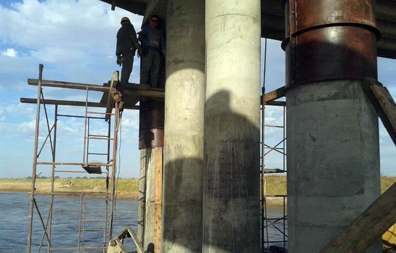 Habilitaron el puente sobre el Río Salado