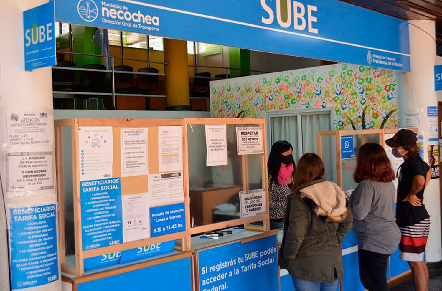 Necochea: más de 500 estudiantes se inscribieron al Boleto gratuito en la semana inicial