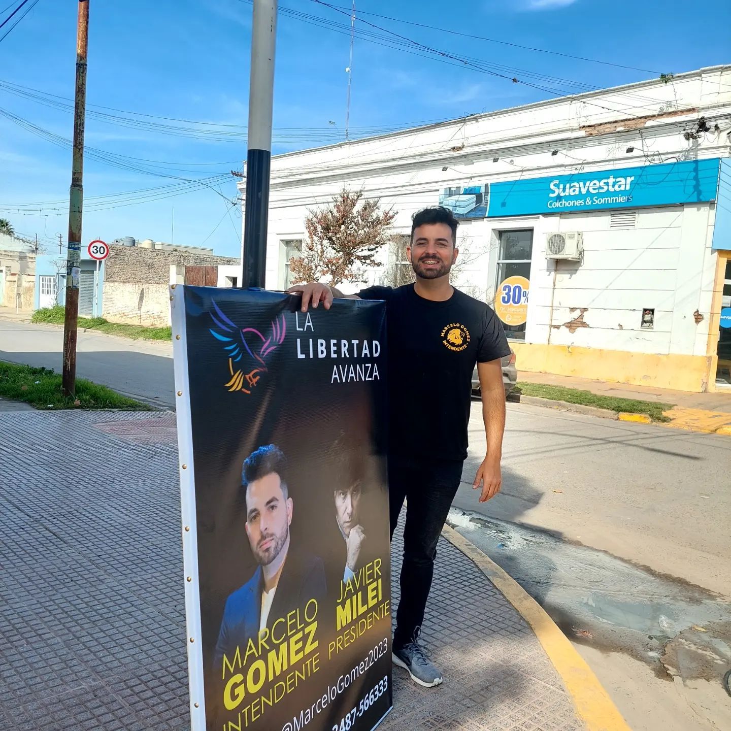 "Vamos a despedir a todos los ñoquis que cobran sin trabajar", adelantó el candidato de Milei en Zárate