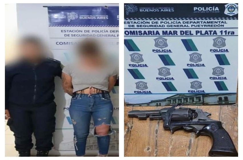 Mujer quiso descartar un revólver al ser alcanzada por policía motorizada
