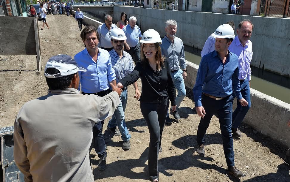Vidal e Insaurralde recorrieron obras en Lomas de Zamora 