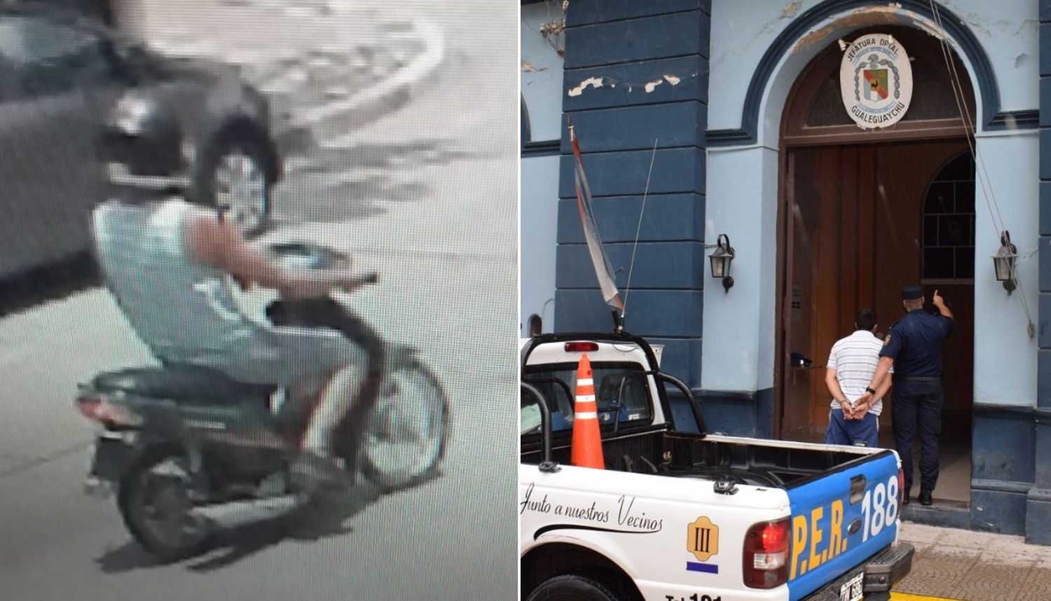 Fue detenido un motochorro que era intensamente buscado