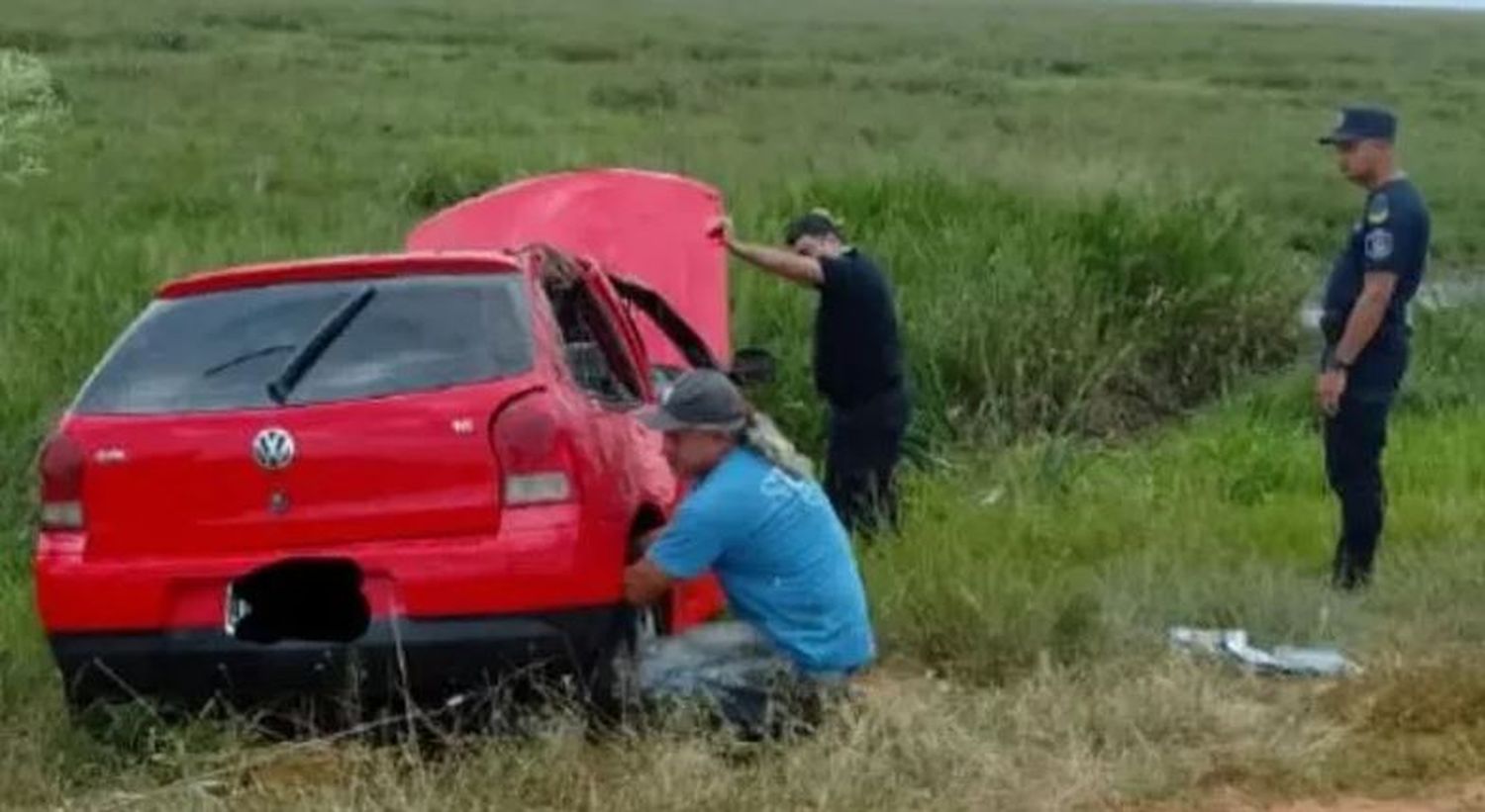 Un joven chocó contra un carpincho en Ruta 12, volcó su auto y falleció en el accidente