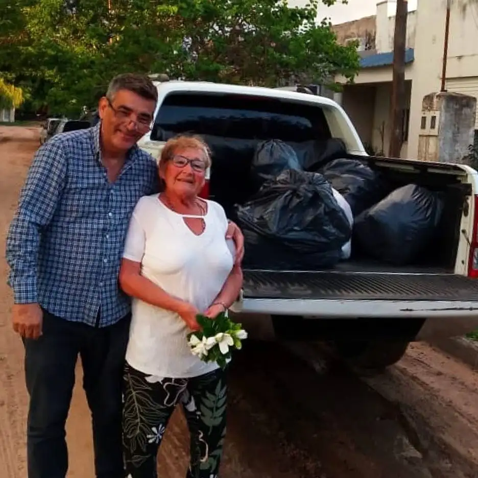 Guillermo Manzo junto a Susana Izaguirre.