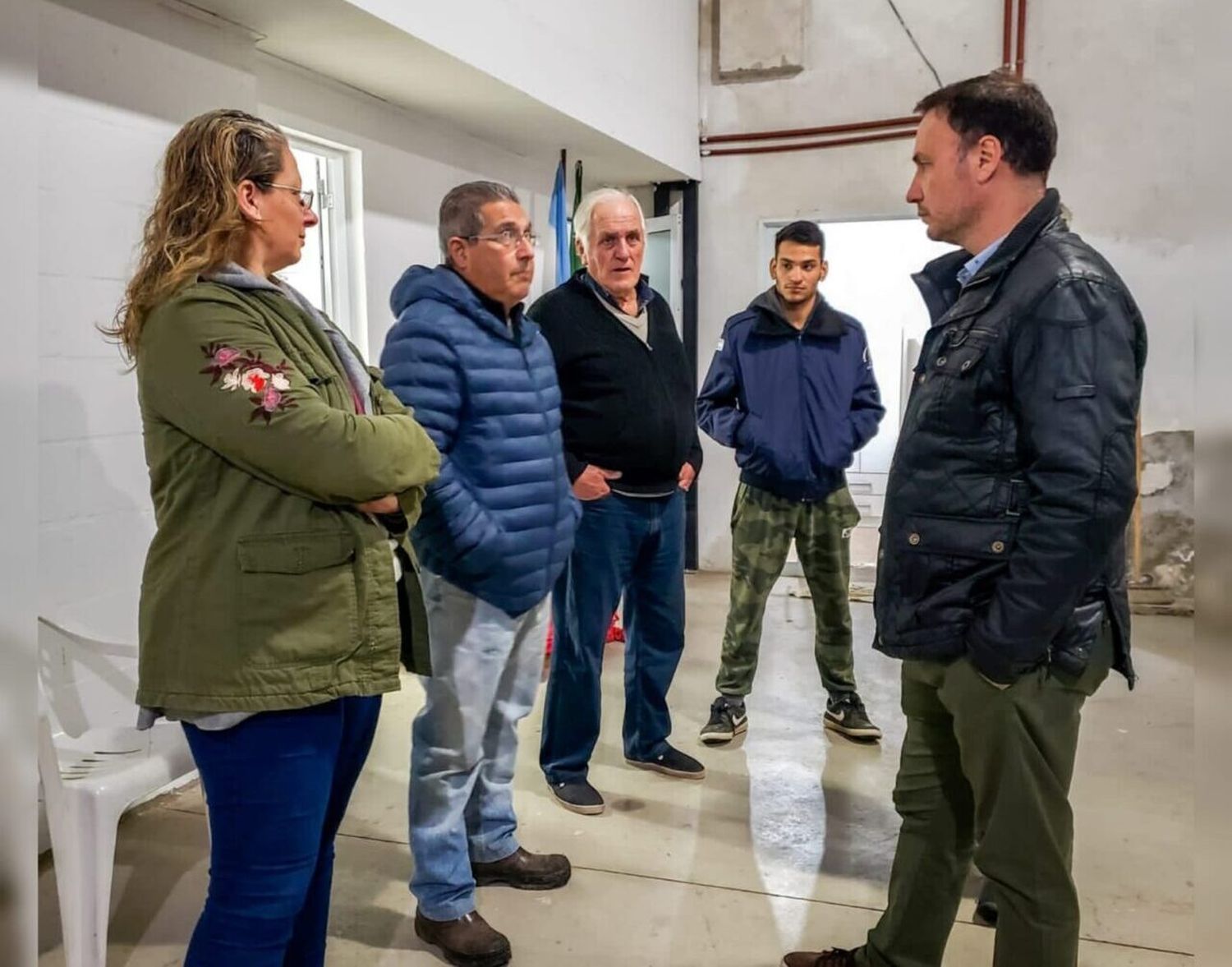 Enrico visitó Cafferata en una extensa recorrida por instituciones locales 