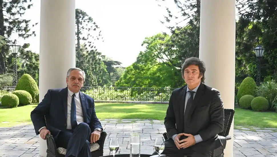 Reunión en Olivos entre Milei y Fernández en diciembre de 2023