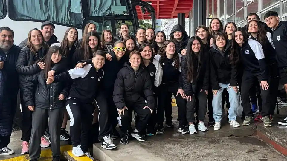 Juventud Unida, antes de salir desde Tandil.