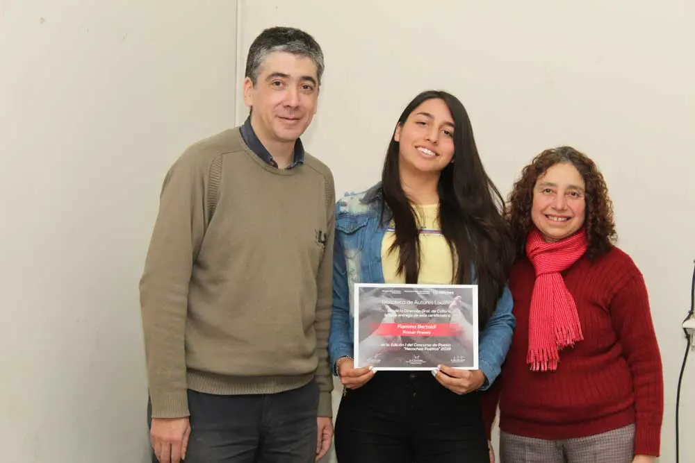 Premios de un concurso de poesía