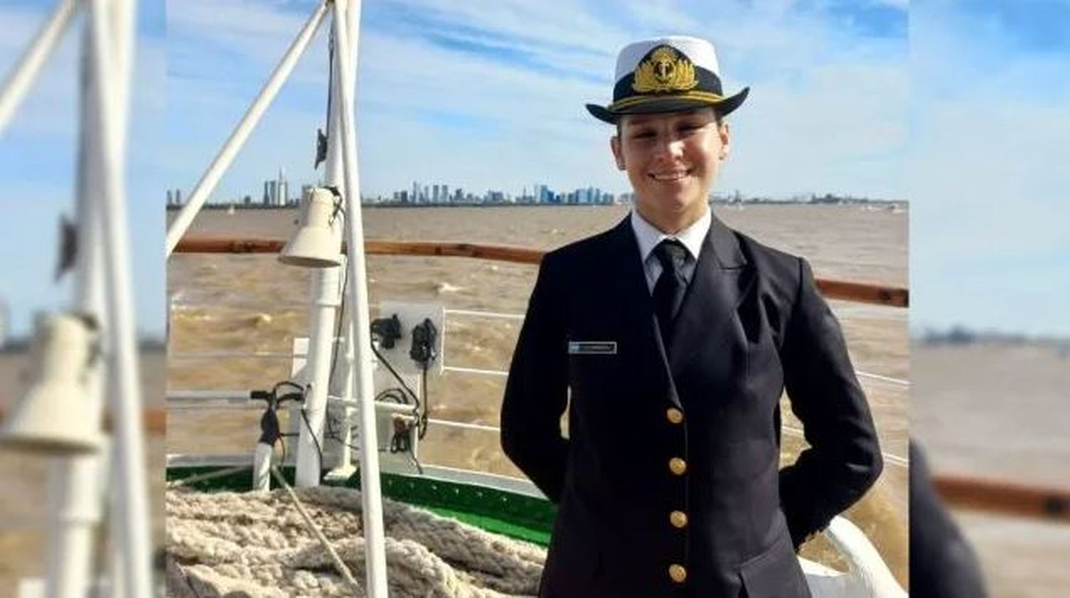 Iara Lamboglia, la entrerriana que hace historia en la Fragata Libertad