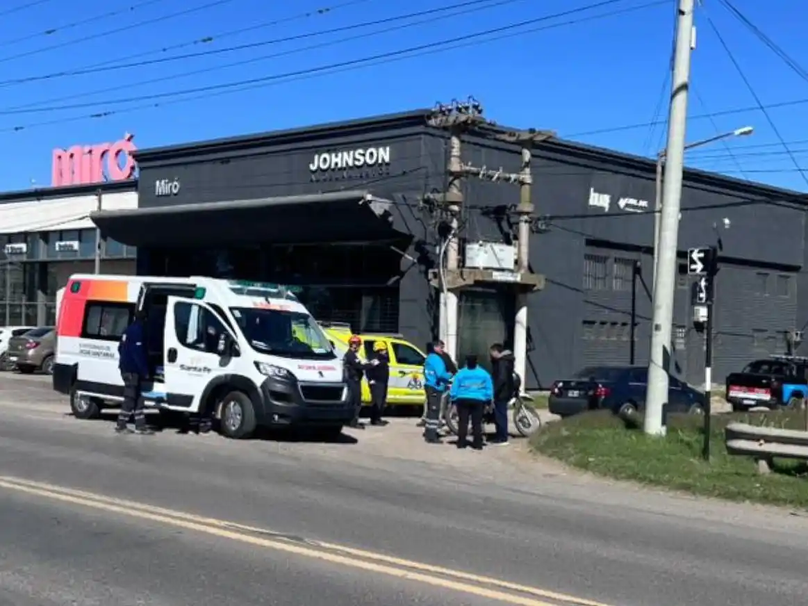 Choque con consecuencias en el mediodía del lunes. Foto: BVVT