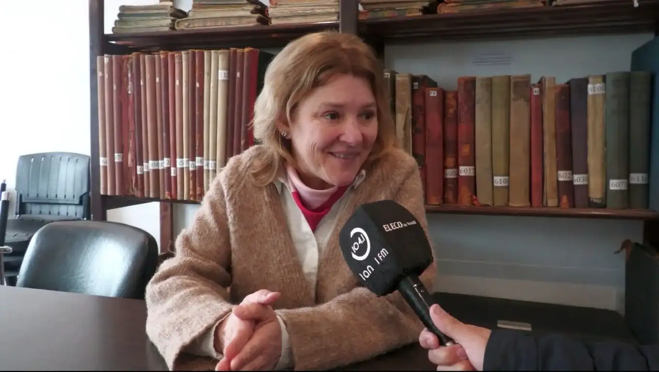 La Directora de Cultura local, Micaela Saconi.
