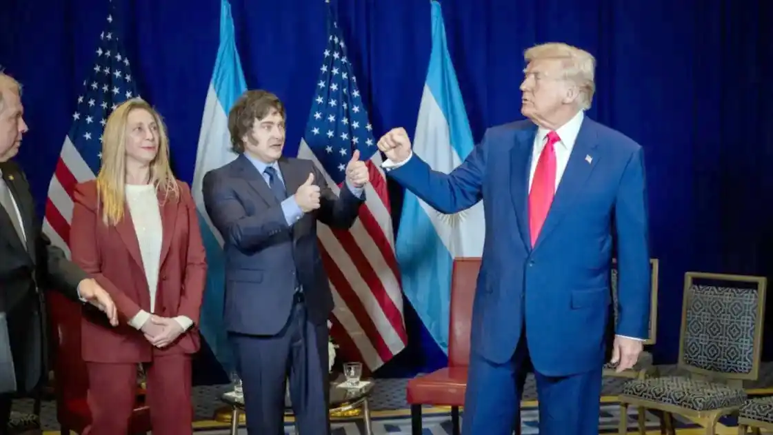 Contundente respaldo de Trump a Milei.