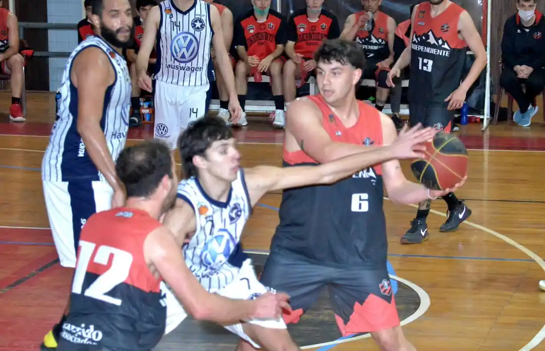 Saucedo, en la victoria del viernes ante Racing.