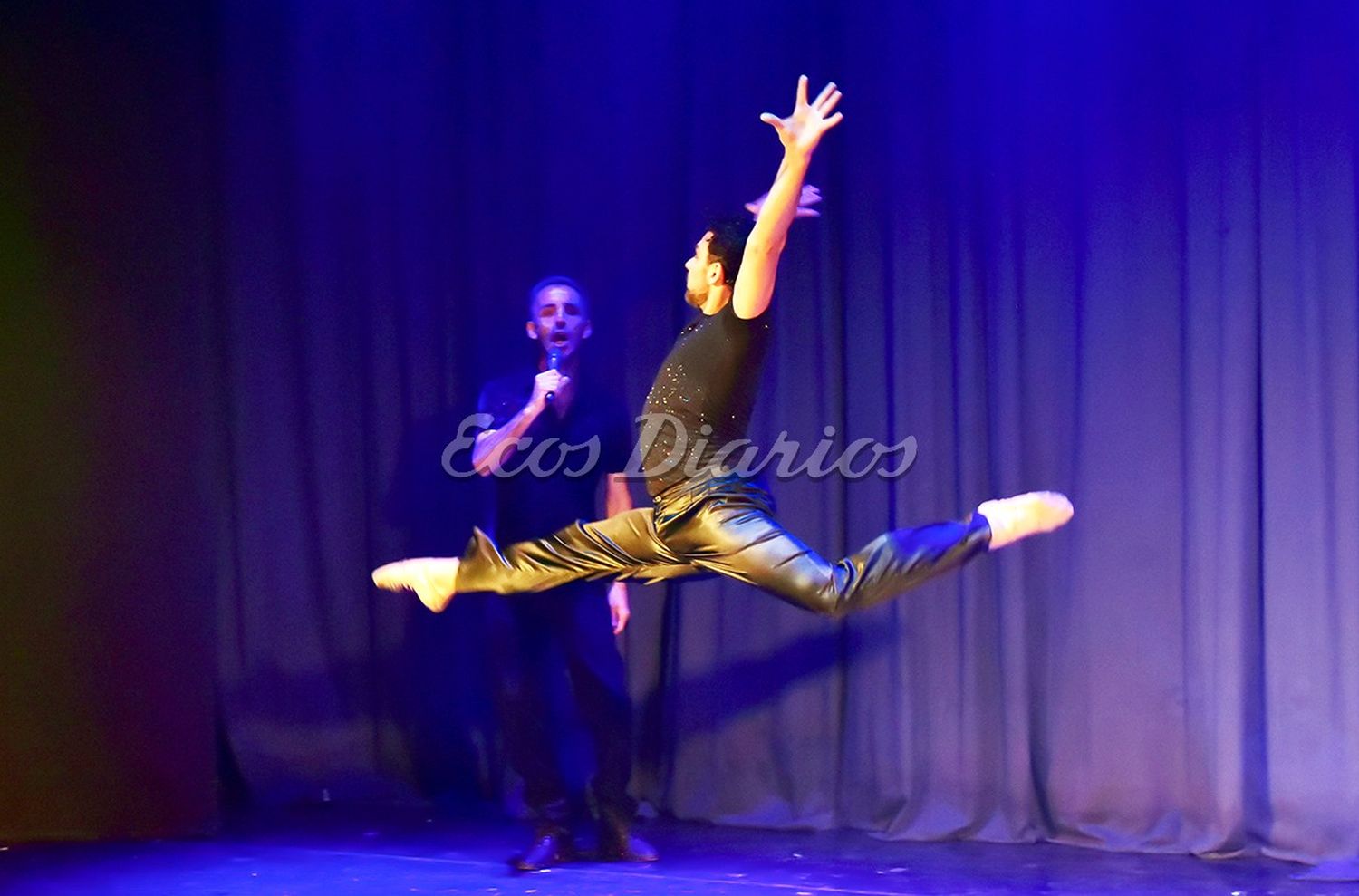 Hernán Piquín brilló anoche en el escenario del Teatro Toledo